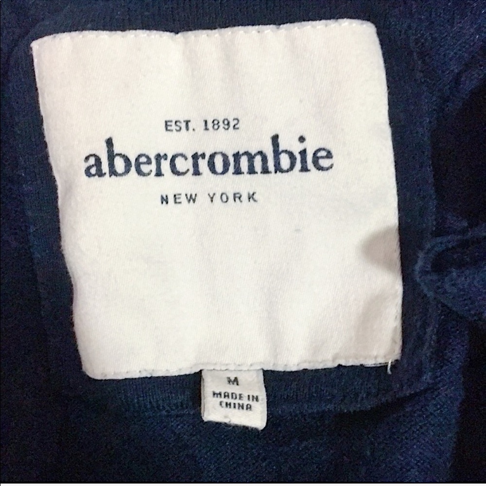 Abercrombie Kids Navy Short Sleeve Ruffle Cardigan - Picture 4 of 4